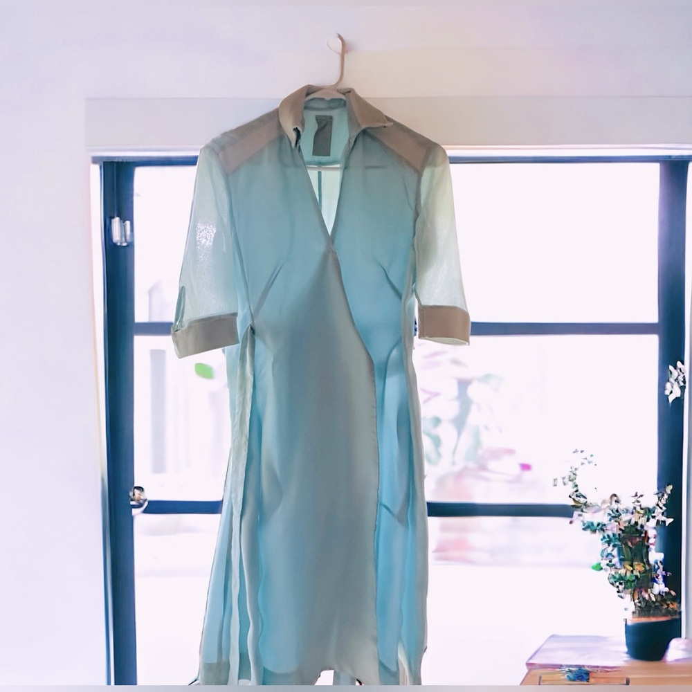 Dosica Kotur Saks Powder Blue Wrap.